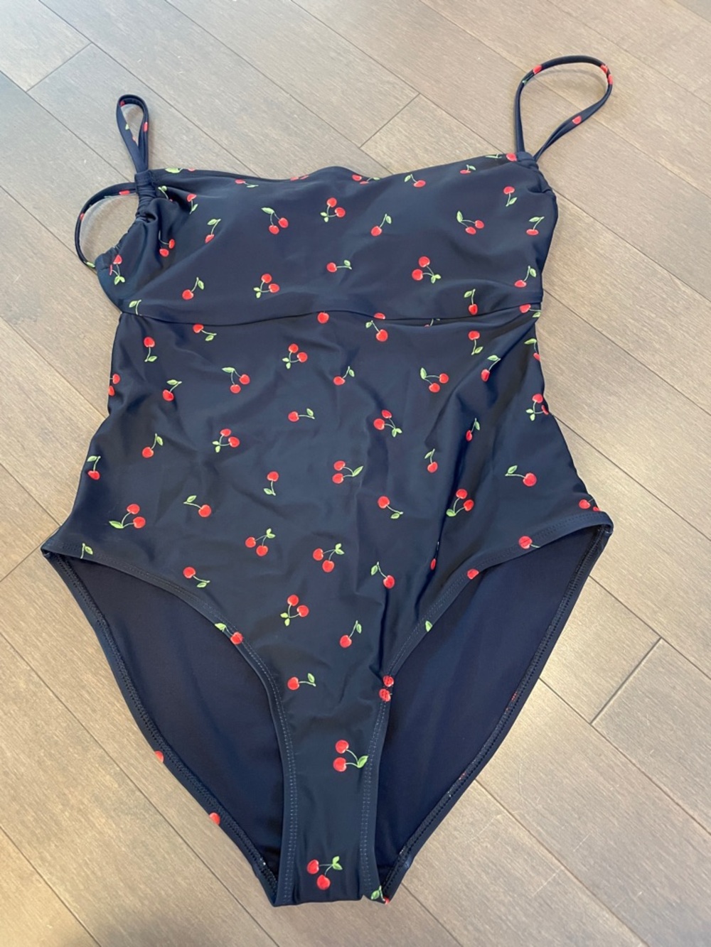 Women’s Navy Cherry One-Piece Swimsuit